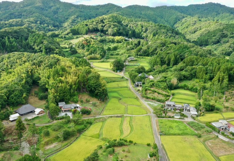 釜沼集落鳥瞰-全体